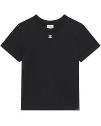 Courreges - Logo Cotton T-Shirt - Lyst