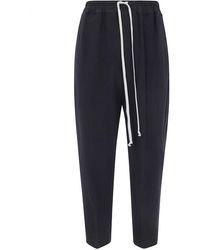 Rick Owens - "Drawstring Astaires" Cropped Trousers - Lyst