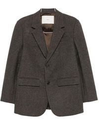 DUNST - Wool Single-Breasted Blazer Jacket - Lyst