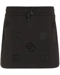 Dolce & Gabbana - Dolce & Gabbana Cotton Mini-Skirt - Lyst