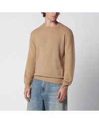 Roberto Collina - Camel Wool-Blend Sweater - Lyst