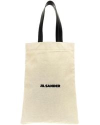 Jil Sander - 'Flat Shopper' Large Shopping Bag - Lyst