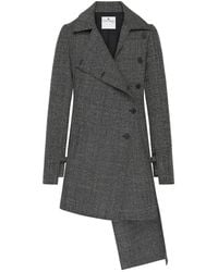 Courreges - Courregès Asymmetrical Woolen Coat - Lyst