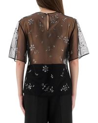 Rabanne - Transparent Top With Applications - Lyst