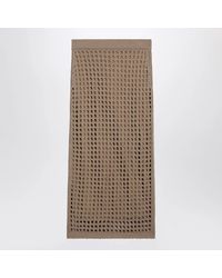 Max Mara - Mesh Cotton Maxi Skirt - Lyst