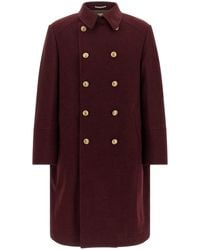 Brunello Cucinelli - Cashmere Double-Breasted Coat - Lyst