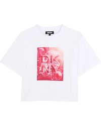 DKNY - T-Shirt Con Stampa Ny - Lyst