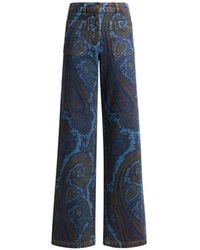 Etro - Wide-Leg Jeans - Lyst