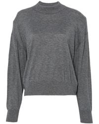Frankie Shop - Frankie Shop Dark Wool Sweater - Lyst