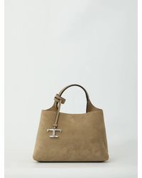 Tod's - Micro Suede Leather Bag - Lyst