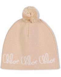 Chloé - Hat With Logo - Lyst