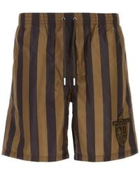 Fendi - Nylon Swim Shorts - Lyst
