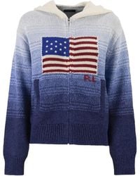 Polo Ralph Lauren - Ombré Cotton Hooded Jumper - Lyst