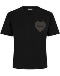 DSquared² - Boxy-Fit Cotton T-Shirt - Lyst
