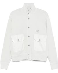 C.P. Company - C.P.Company Diagonal Fleece Cotton Sweatshirt - Lyst