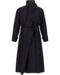 Issey Miyake - 'Shell' Trench Coat - Lyst