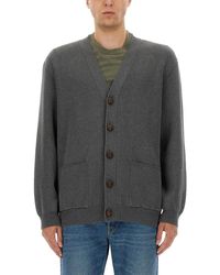 Golden Goose - Cotton V-Necked Cardigan - Lyst