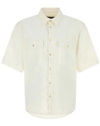 DSquared² - Linen Short Sleeves Shirt - Lyst