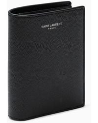 Saint Laurent - Vertical Bi-Fold Wallet - Lyst