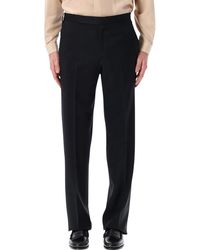Lardini - Stretch Crepe Formal Trousers - Lyst