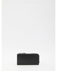 Gucci - Card Holder Gg Emblem - Lyst