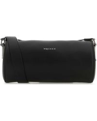 McQueen - Leather Mcqueen Roller Crossbody Bag - Lyst