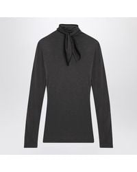 Lemaire - Top With Scarf And Patches - Lyst
