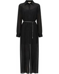 MICHAEL Michael Kors - Michael By Michael Kors Chemise Long Dress - Lyst