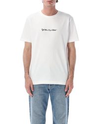 Off-White c/o Virgil Abloh - Script Arrow Cotton T-Shirt - Lyst