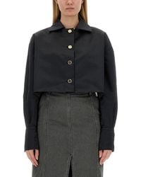 Patou - Cropped Fit Mini Jacket - Lyst