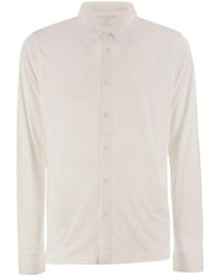 Majestic - Lyocell Crew-Neck T-Shirt - Lyst