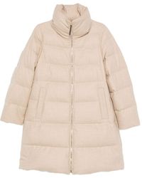 Herno - Quilted High-Neck Coat - Lyst