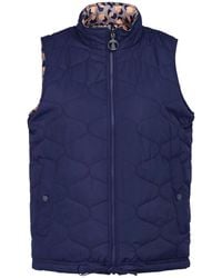 Barbour - Apia Reversible Quilted Gilet Vest - Lyst
