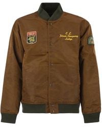 Filson - Technical Nylon Bomber Jacket With Heritage Embroidery - Lyst
