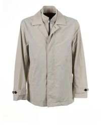 Fay - Jacket With Zip And Collar - Lyst