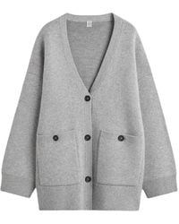TOTEME - Cashmere Merinos "Longline" Cardigan - Lyst
