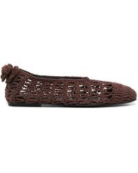 Magda Butrym - Crochet Ballet Flats - Lyst
