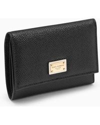Dolce & Gabbana - Dolce & Gabbana Dauphine-Print Leather Wallet - Lyst