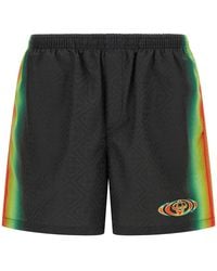 CASABLANCA - Jacquard Logo Swimsuit - Lyst