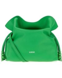 Loewe - Grass Leather Mini Flamenco Clutch - Lyst