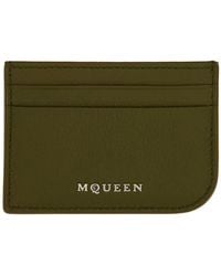 McQueen - Leather Card Holder - Lyst
