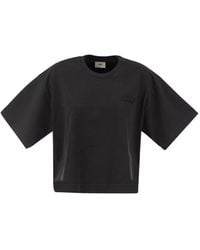 Autry - Boxy T-Shirt With Logo - Lyst