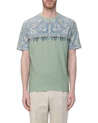 Etro - Cotton T-Shirt Roma - Lyst