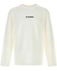 Jil Sander - Cotton T-Shirt - Lyst