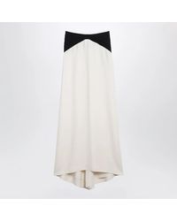 Valentino - Long Silk Skirt - Lyst