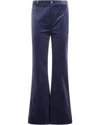 Ralph Lauren - "Kaeden" Full Length Flat Front Trousers - Lyst