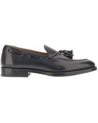 Doucal's - Nappa Leather Loafers With Tassels - Lyst