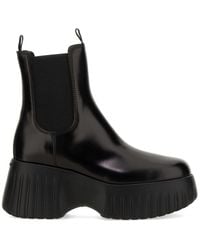 Hogan - H-Stripe Chelsea Boot - Lyst