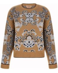 Twinset - Twin Set Jacquard Wool Blend Sweater - Lyst