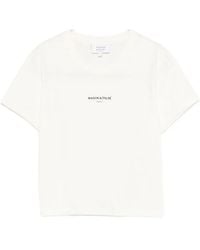 Maison Kitsuné - Logo Cotton T-Shirt - Lyst